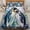 80x90, variant on Lotusprinthandmade Penguin Couple Quilt Bedding Set, White Binding, 60x70