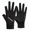 Black H, variant on Men's Summer Cycling Gloves, UPF 50+ UV Protection Quick-Dry Ice Silk Breathable Bicycle Bike Gloves for Outdoor Riding Sports
