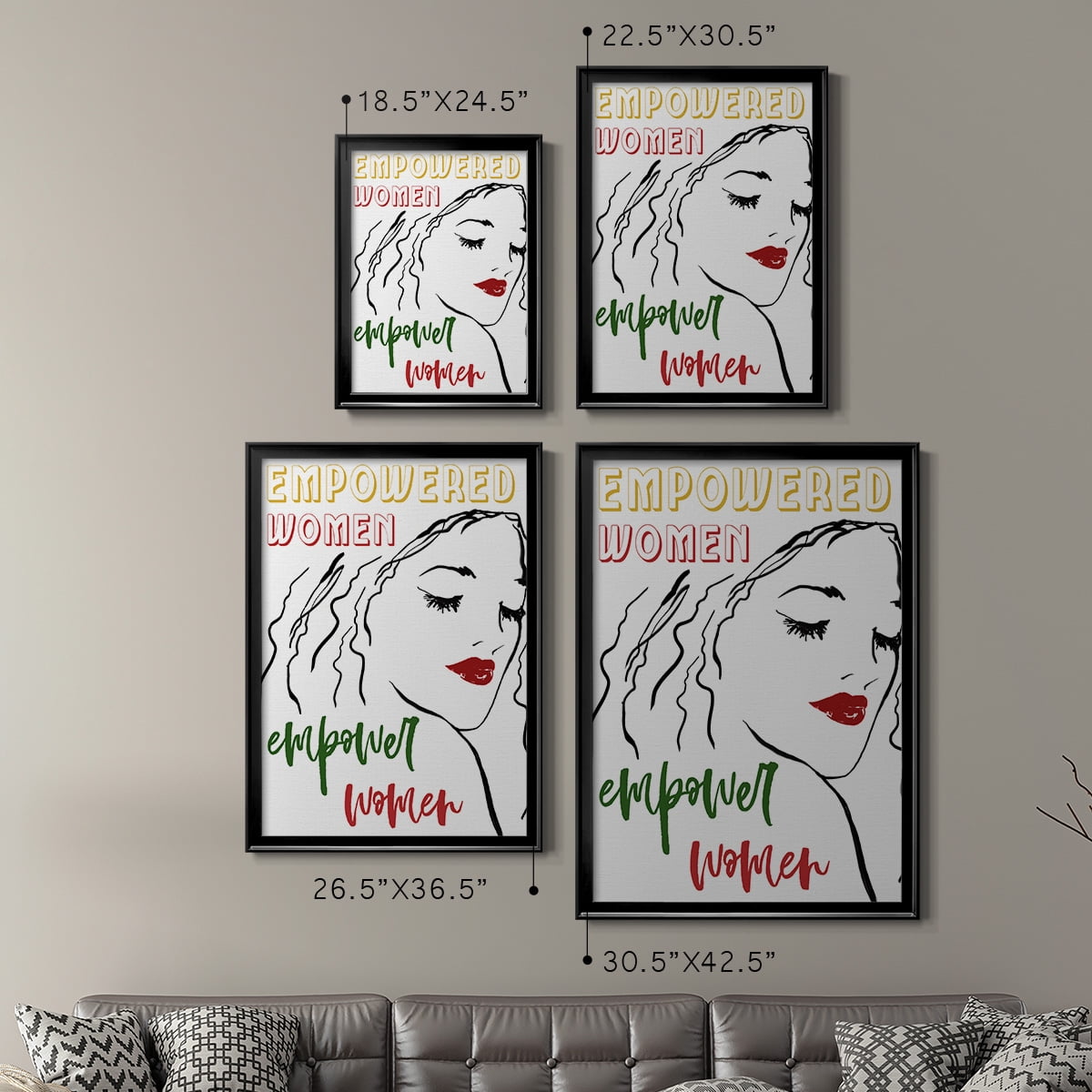 Empowered Women Premium Classic Framed Print - Ready to Hang