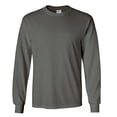 thumbnail image 6 of Gildan Mens Plain Crew Neck Ultra Cotton Long Sleeve T-Shirt, 6 of 10