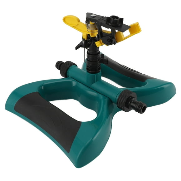 Sprinklers, Easy To Use G1/2 Caliber Automatic Rotating Large Area Coverage Garden Sprinkler Easy Installation Efficiently with Base for Deck