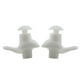 thumbnail image 2 of Tapones para Los Oídos Natación Buceo Silicona Suave Adultos () Blanco, 2 of 7