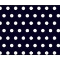 thumbnail image 2 of SheetWorld Twin Pillow Case, 100% Cotton Woven 20 x 26, Polka Dots Navy, 2 of 2