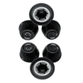 thumbnail image 1 of Weber Charcoal Kettle Grill Wheel Center Cap Retainer Cover Hubcap 6 Pack, 1 of 1
