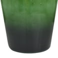thumbnail image 3 of DecMode 21" Ombre Green Glass Vase, 3 of 8