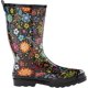 thumbnail image 2 of Botas de alta lluvia impresas para mujeres, botas de Goma natural, botas antideslizantes de nieve, botas de invierno para mujeres 9 juegos de jardín, 2 of 5