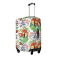 thumbnail image 2 of Bixox Washable Mushroom and Frogs Printed Luggage Cover, Fashion Suitcase Protector Fits for Large luggage, 2 of 8