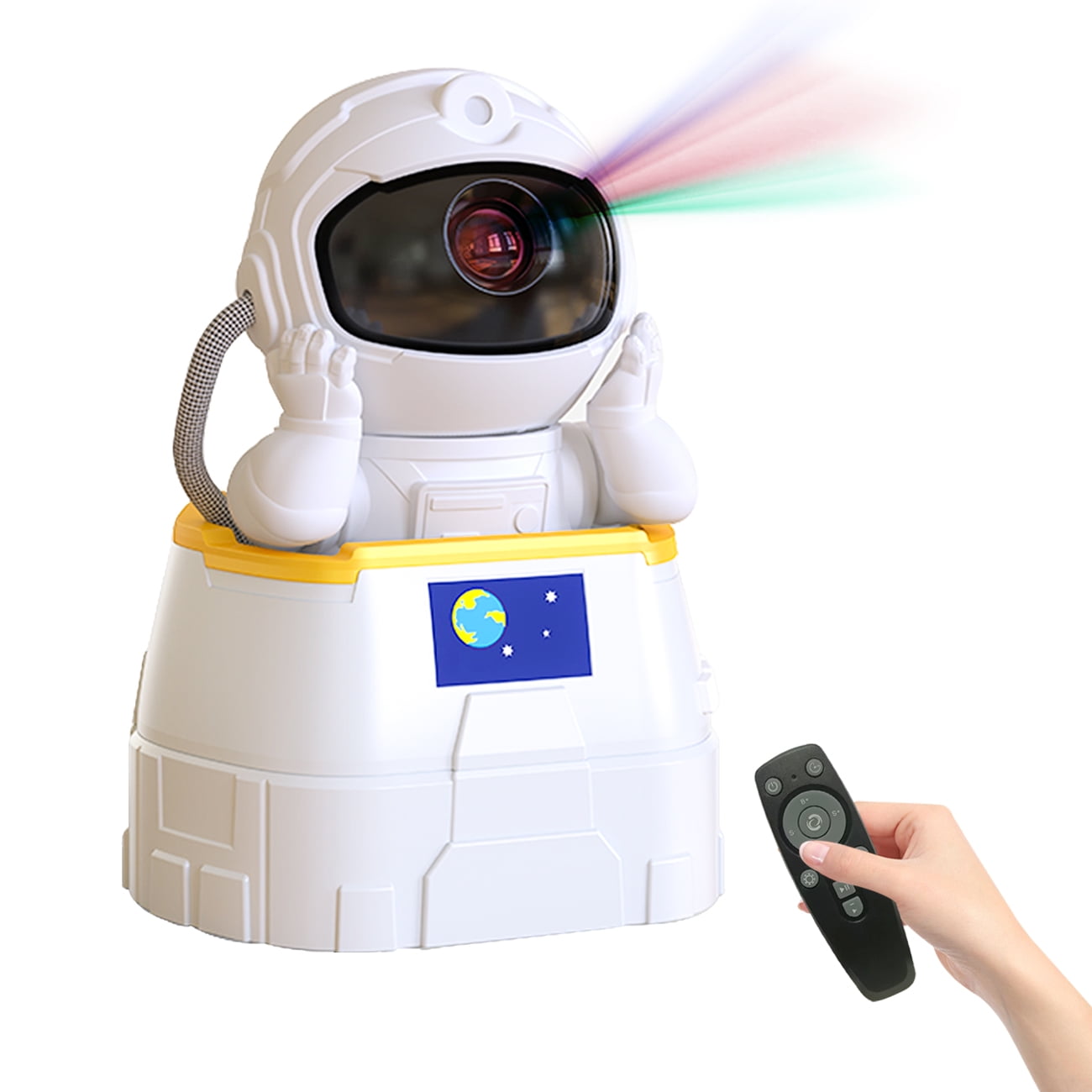 JOPESO Astronaut Galaxy Projector, Star Projector Night Light with Timer Remote and Bluetooth Adjustable Head Angle Nebula Ceiling LED Lamp for Kids Birthdays Gift Decor