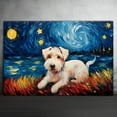 thumbnail image 2 of Sealyham Terrier Dog Watercolor Starry Night Van Gogh Painting Kits, Painting Watercolor Canvas, Canvas Suitable for Room Decor Cafe Decor Or Gift for Friends, 2 of 4