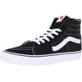 thumbnail image 1 of 25.0 cmBlack/Black/White CanvasSk8-Hi Unisex Casual High-Top Skate Shoes, Comfortable and Durable in Signature Waffle Rubber Sole, 1 of 4