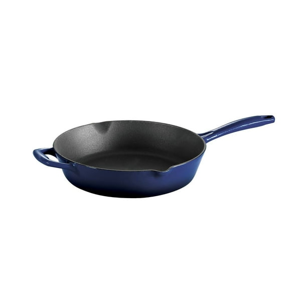 Tramontina Gourmet Enameled Cast Iron Skillet Gradated Cobalt