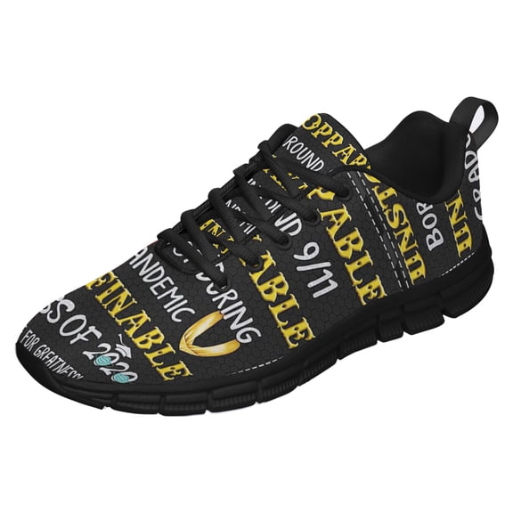 Class Of 2020 Made For Greatness Running Shoes Sneakers Mesh Black Size 3.5