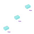 thumbnail image 3 of QualitChoice 10 Pcs Blocs de Classement Double Face Éponge Colorée Polissage Ponçage Vert 3Ensemble, 3 of 6