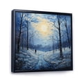 thumbnail image 2 of Designart "Pastoral Winter Sky Serenity II" Landscapes Floater Framed Canvas Print, 2 of 7