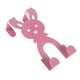 thumbnail image 2 of Ganchos para ropa, ganchos de hierro resistentes para colgar ropa, estilo rústico. Rosa, 2 of 9