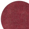 thumbnail image 2 of 6' Round Polyester Red Heather Area Rug, 2 of 10