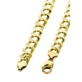 thumbnail image 4 of Womens Gold Chain - Solid Cuban Link 10K/14K Gold, 4 of 7