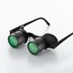 thumbnail image 4 of Herunwer Hands-Free 10X Magnification Binocular Glasses, HD Green-Film Lens for Bird Watching, Fishing, and Opera, 4 of 9