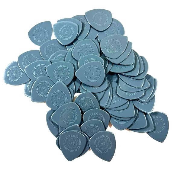 Dunlop Flow Nylon Guitar Picks .73mm Medium 72 Picks