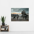 thumbnail image 2 of War WWI JM Soldiers Belgium France Sketch Painting Extra Large XL Wall Art Poster Print, 2 of 3
