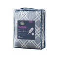 thumbnail image 3 of Serta Polyester Fabric Print Microlight to Sherpa Heated Electric Throw in Blue, 3 of 6