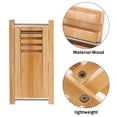 thumbnail image 4 of COMPUKAS Guitar Foot Stool Wood Beige Adjustable Height Support for Comfortable Posture 1Pack, 4 of 5