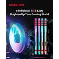 thumbnail image 3 of ?Ram Ddr4 Rgb? Gigastone Game Turbo 32Gb Kit (2X16Gb) Ddr4 3200Mhz Pc4-25600 Cl16-18-18-40 Intel Xmp 2.0 Amd Ryzen 1.35V Udimm 288 Pin Sin Búfer No Ecc Memoria De Escritorio Para Juegos De Alto Rendim, 3 of 5