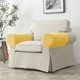 thumbnail image 3 of 2 fundas para sillones de color liso, antiarañazos, antideslizantes, universales para las cuatro estaciones, 3 of 5