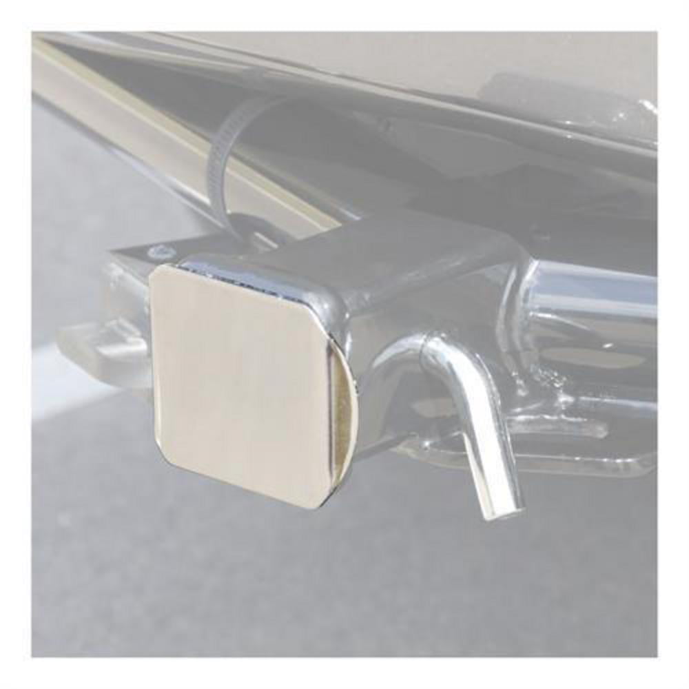 CURT 22170 Chrome Plastic Trailer Hitch Cover, Fits 2Inch Receiver