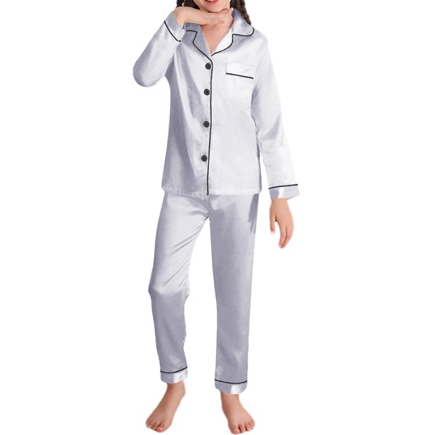Niñas Ropa Color Sólido Manga Larga Traje de Hogar 60% Algodón 40% Lino, Invierno Bebé Niños Ropa Conjunto para Niño Pequeño