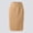 Khaki, variant on Skirts for Women Skirt Women Wool Knee-Length Midi with Slit High Waist Plaid Pencil Skirt for Fall and Winter Black XXL
