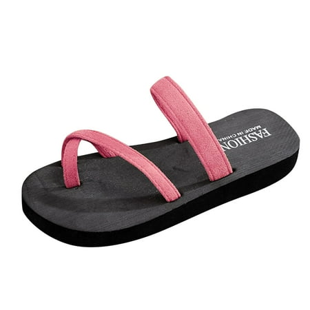

nsendm High Top Slippers for Women Fashion Spring And Summer EVA Women Slippers Indoor And Cowboys Slippers for Women Pink 7