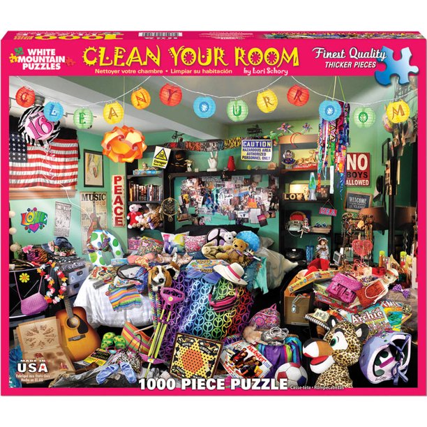 Clean Your Room Jigsaw Puzzle, 1000pieces, 24" x 30"