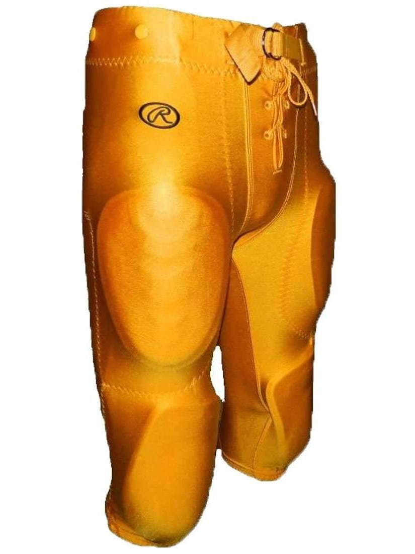 Brand New Rawlings Youth Slotted Lycra Football Pants F2540 Oakland Gold Yellow