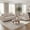 Beige, variant on Puremind 3 Piece Living Room Sofa Set, Sectional Couch Sets, 3-Seat Sofa with Loveseat and Armchair Furniture Sets for Living Room/Apartment, Dark Gray