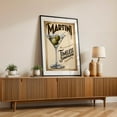 thumbnail image 2 of Martini Cocktail Poster: Vintage Art Deco Elegance - Illustration Cocktail Vintage Poster Art Deco Typography Kitchen Decor Retro Bar Black Framed Wall Art Print 20 x 30 inches, 2 of 8