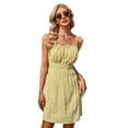 thumbnail image 6 of Summer Dresses for Women Maxi Dress Casual Resort Dress Sling Skirt Country Style, 6 of 6
