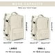 thumbnail image 3 of Large Travel Backpack For Women,airline Flight Approved Waterproof 15.6 Inch Laptop Backpack,carry On Backpack With Shoe Compartment Pink, 3 of 5
