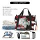 thumbnail image 5 of Balery Eagle With Hat And Roses Bolsa de Gimnasio para Mujeres, Bolsa de Viaje con Bolsillo Húmedo, Bolsa de Fin de Semana para Mujeres, Bolsa de Viaje Resistente al Agua, 5 of 7