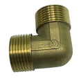 thumbnail image 2 of Codo De Latón Conector Adaptador De Rosca Acoplador Calentador De Agua Instalación De Tuberías DN25xDN25 DYNWAVEMX Adaptador de rosca macho de codo, 2 of 8