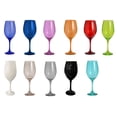 thumbnail image 2 of Juego de 6 Copas de Vino de Vidrio Pintado Borgonovo humo, 2 of 2