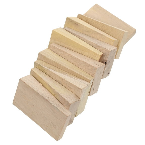 PAMINGONO Axe Wedge Wood for Agricultural Tools 10Pcs 3.54X1.77X0.79in