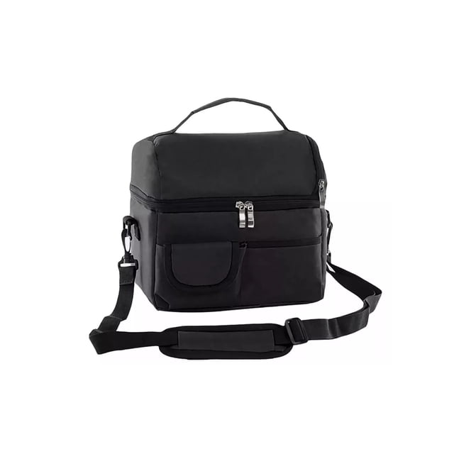 Lonchera Térmica de Gran Capacidad, Negra Belug Bolsa De Lunch Térmica