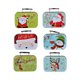 thumbnail image 1 of Caja de lata con forma de maletín para decoración navideña caja de lata con dibujos animados de anciano muñeco de nieve y alce decoración de estilo aleatorio ANGGREK Otros, 1 of 8