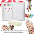 thumbnail image 3 of 160 Nail Color Display Book With 240pcs False Nail Tips For DIY Nail Polish UV Gel Color Card Board Nail Salon Tools, 3 of 8