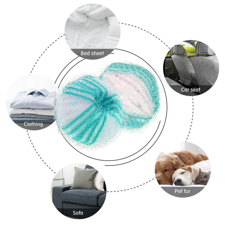 6PCS Reusable Laundry Lint Remover Washing Machine, Washing Machine Lint  Traps, Lint Remover Tool Balls Dryer Balls for Clothing, Reduce Wrinkles  and