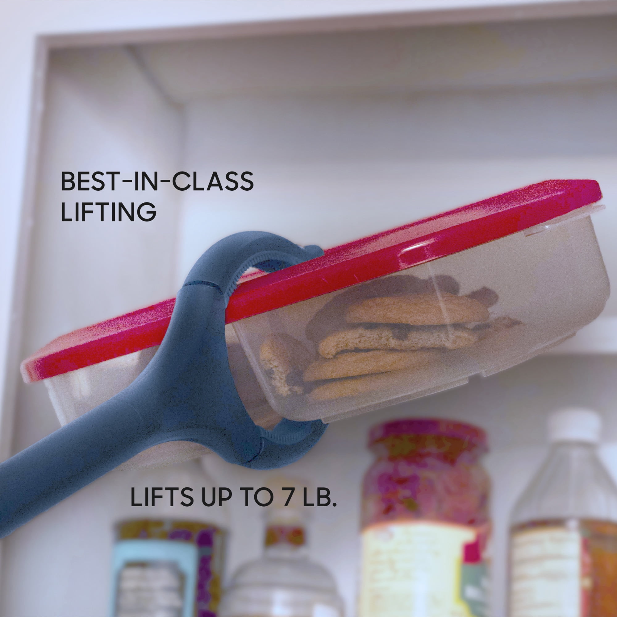 Sharper Image Deluxe Grabber Reacher Tool, 7 lb Lifting Capacity, Magnetic Pickup with Wrist Support