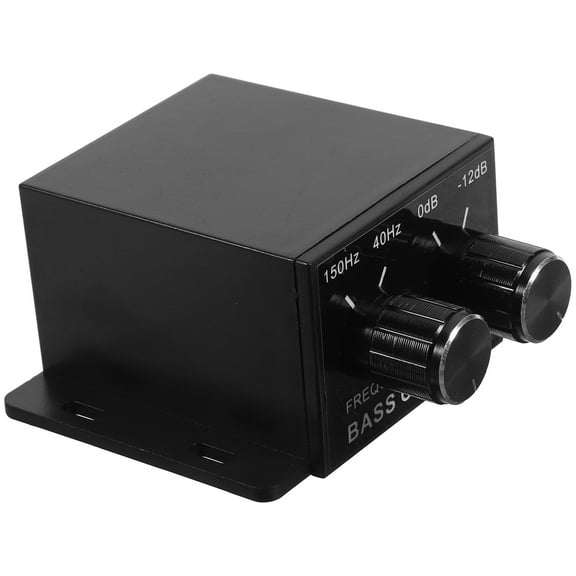 MIPCASE Bass Knob Volume Control for Car Amplifier Audio Controller Compatible with Car Stereo Systems