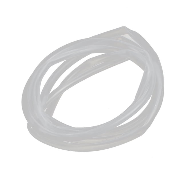 Tubo de silicona flexible transparente resistente a altas temperaturas de 3 mm x 4 mm, longitud de 1 m