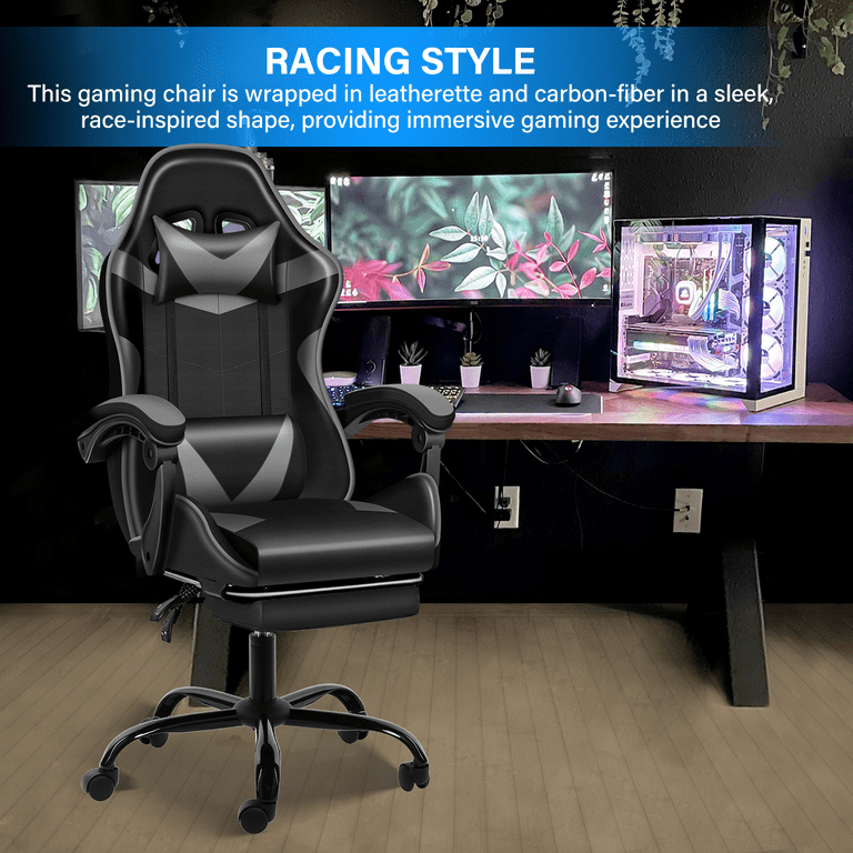 YSSOA Racing Office Computer Ergonomic Game Chair Adjustable